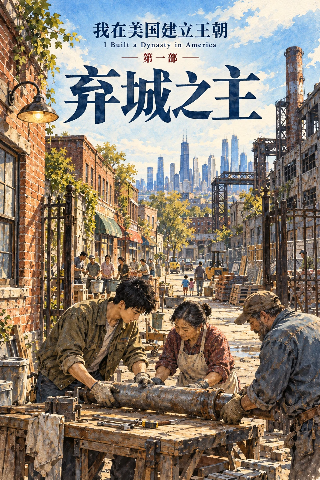 第一部《弃城之主》手绘封面